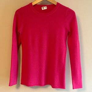 J. Crew Deliziosa 100% Italian Cashmere Crew Neck